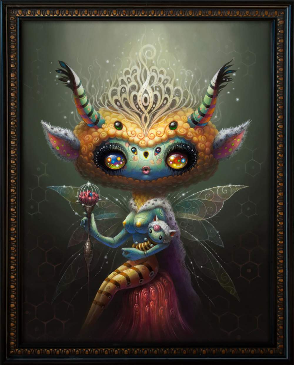 Pinturas psicodélicas de Yoko D’Holbachie