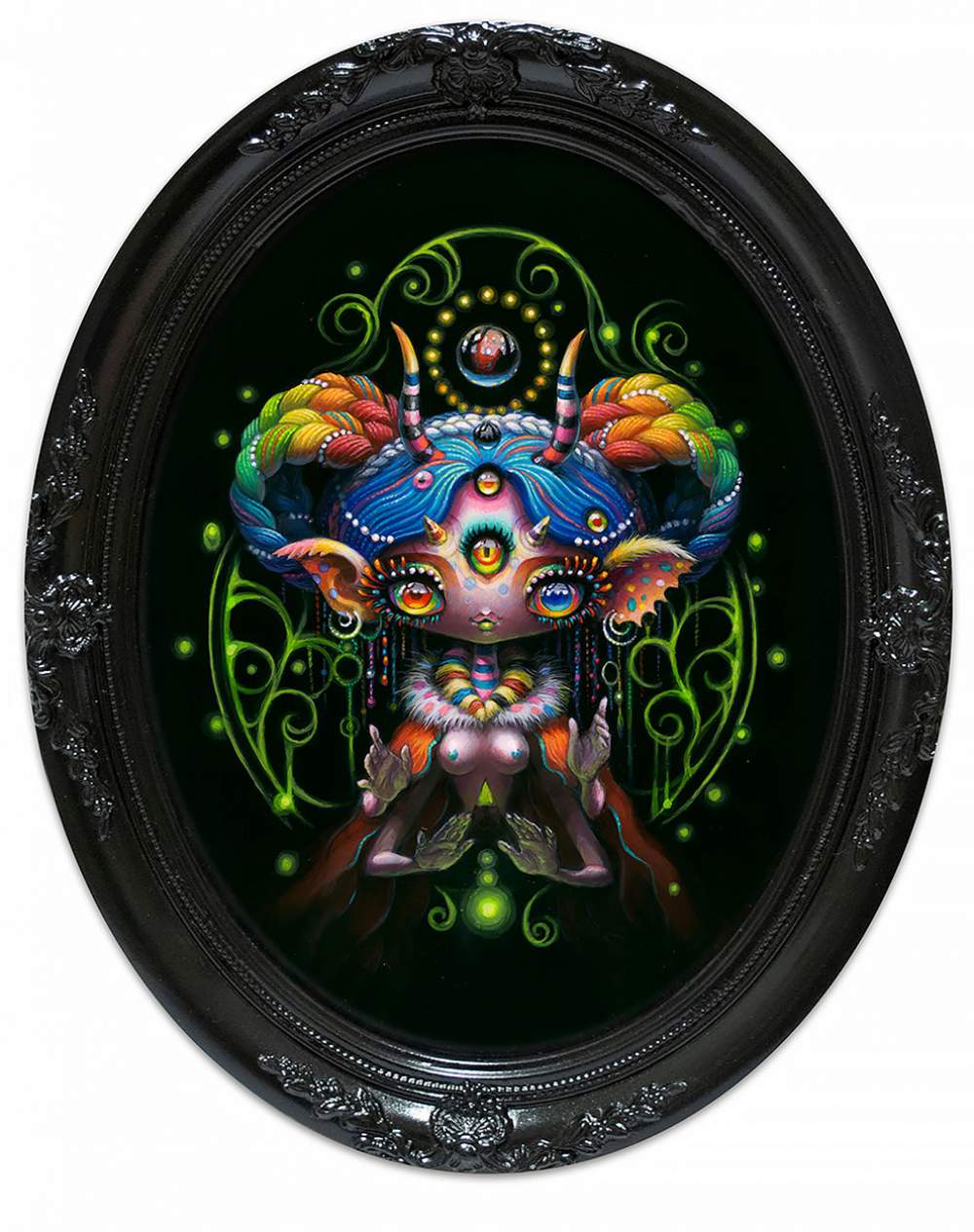 Pinturas psicodélicas de Yoko D’Holbachie